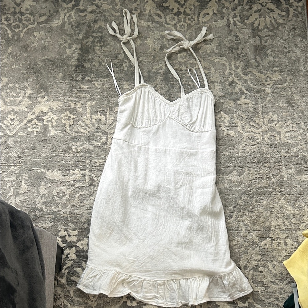 Hollister White Mini Dress